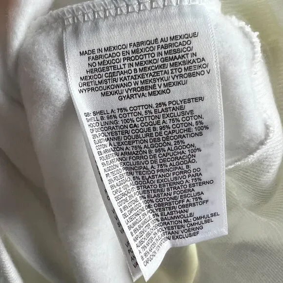 The North Face Hoodie Mens L White Outdoor Together Colorful Adventure Orange - Picture 4 of 5